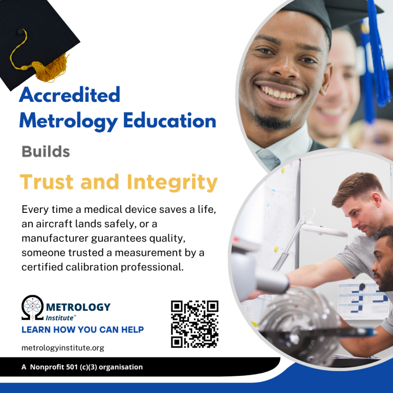 Accredited Metrology Education: Builds Trust and Integrity